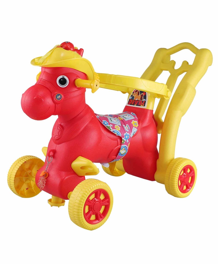INT361	BABY TOY DERBI HORSE RIDER