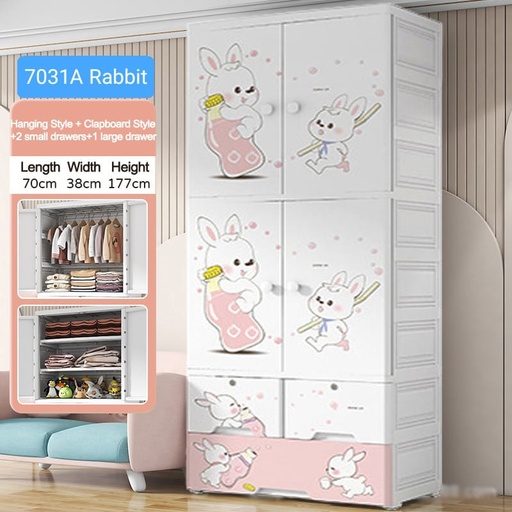 [7031A RABBIT WARDROBE] 7031A RABBIT WARDROBE